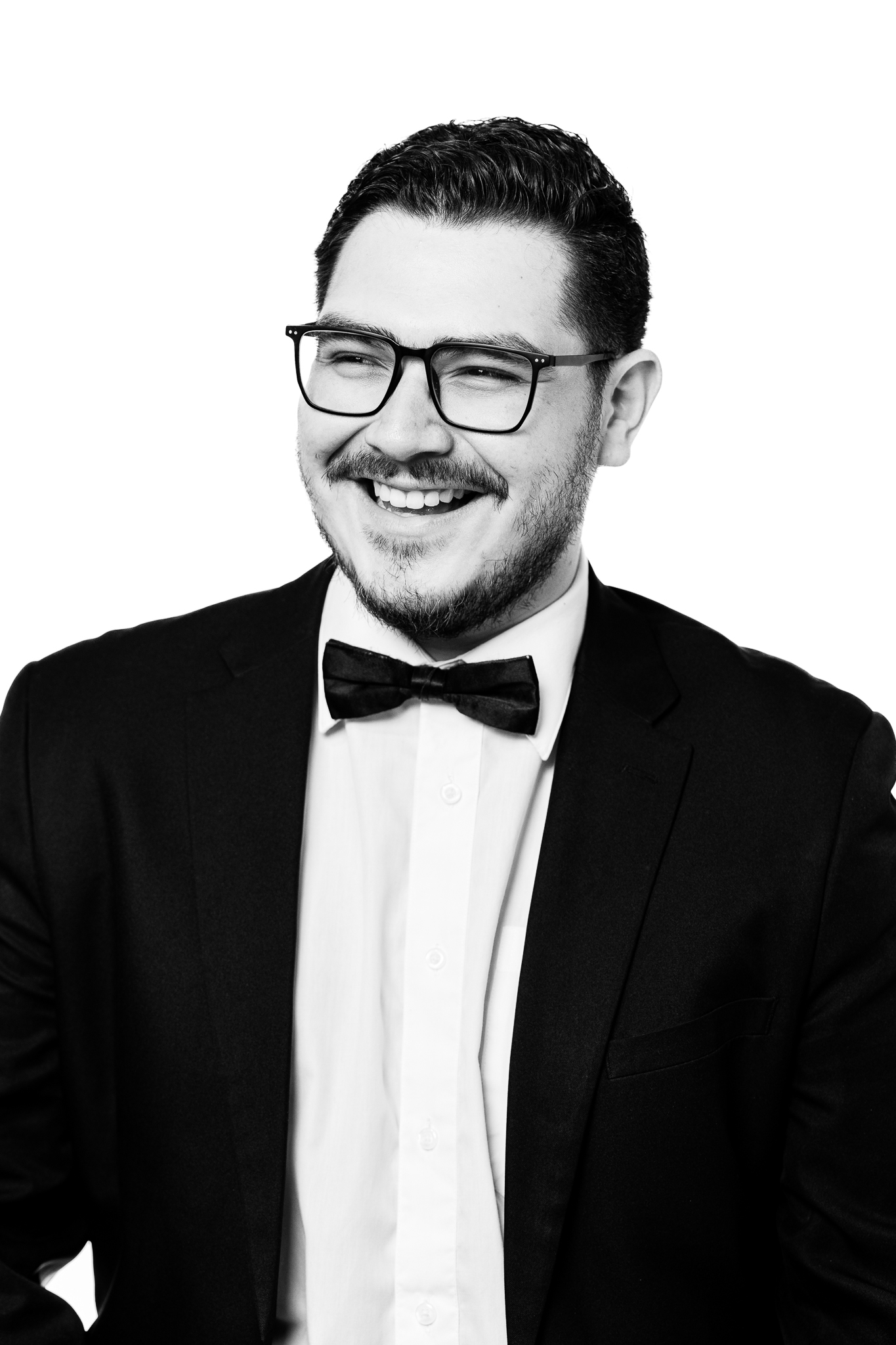 Retrato de boda en blanco y negro — Estación de Retratos Monochrome CR, Costa Rica
