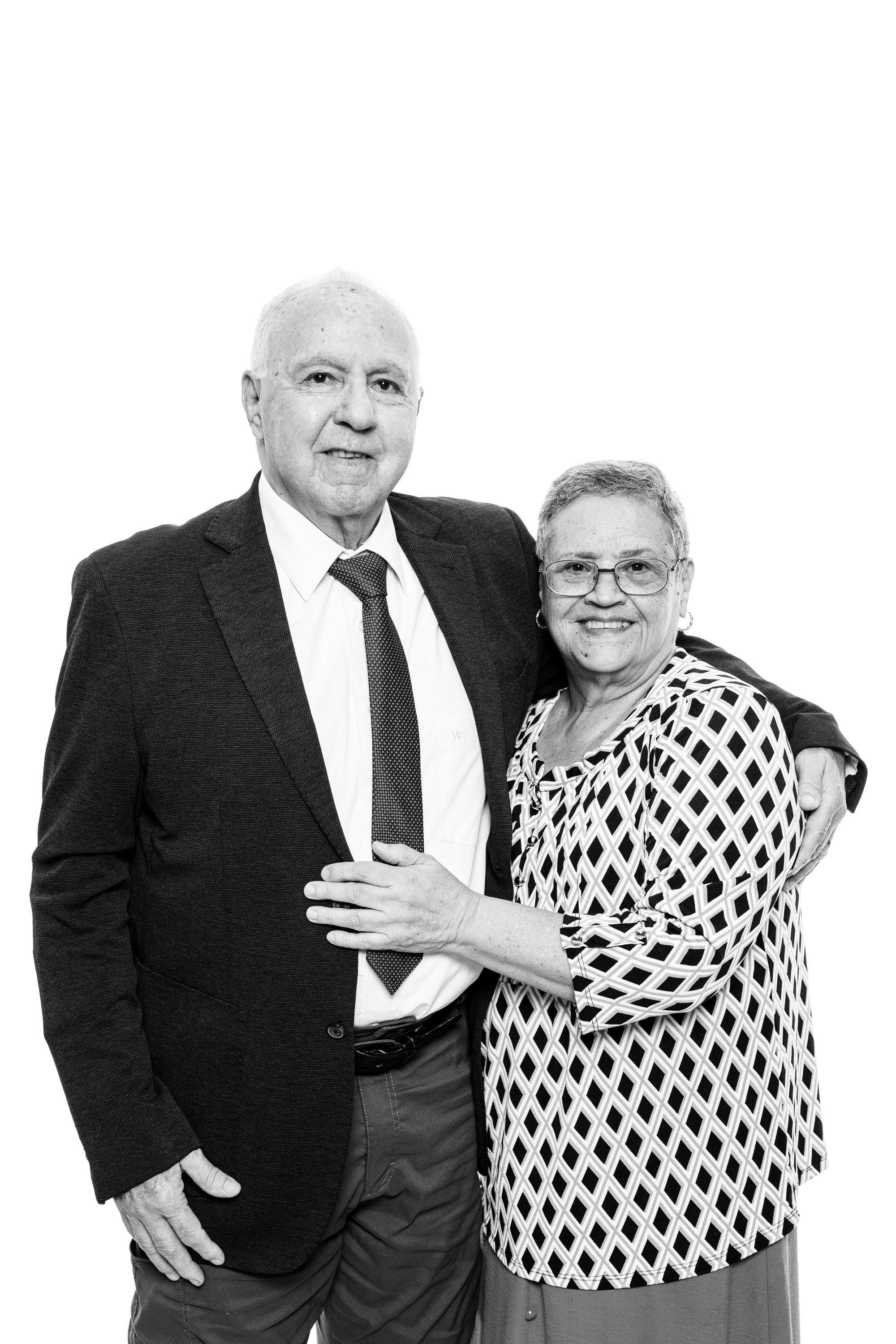 Retrato de estudio en blanco y negro — Monochrome CR, fotografía de bodas en Costa Rica