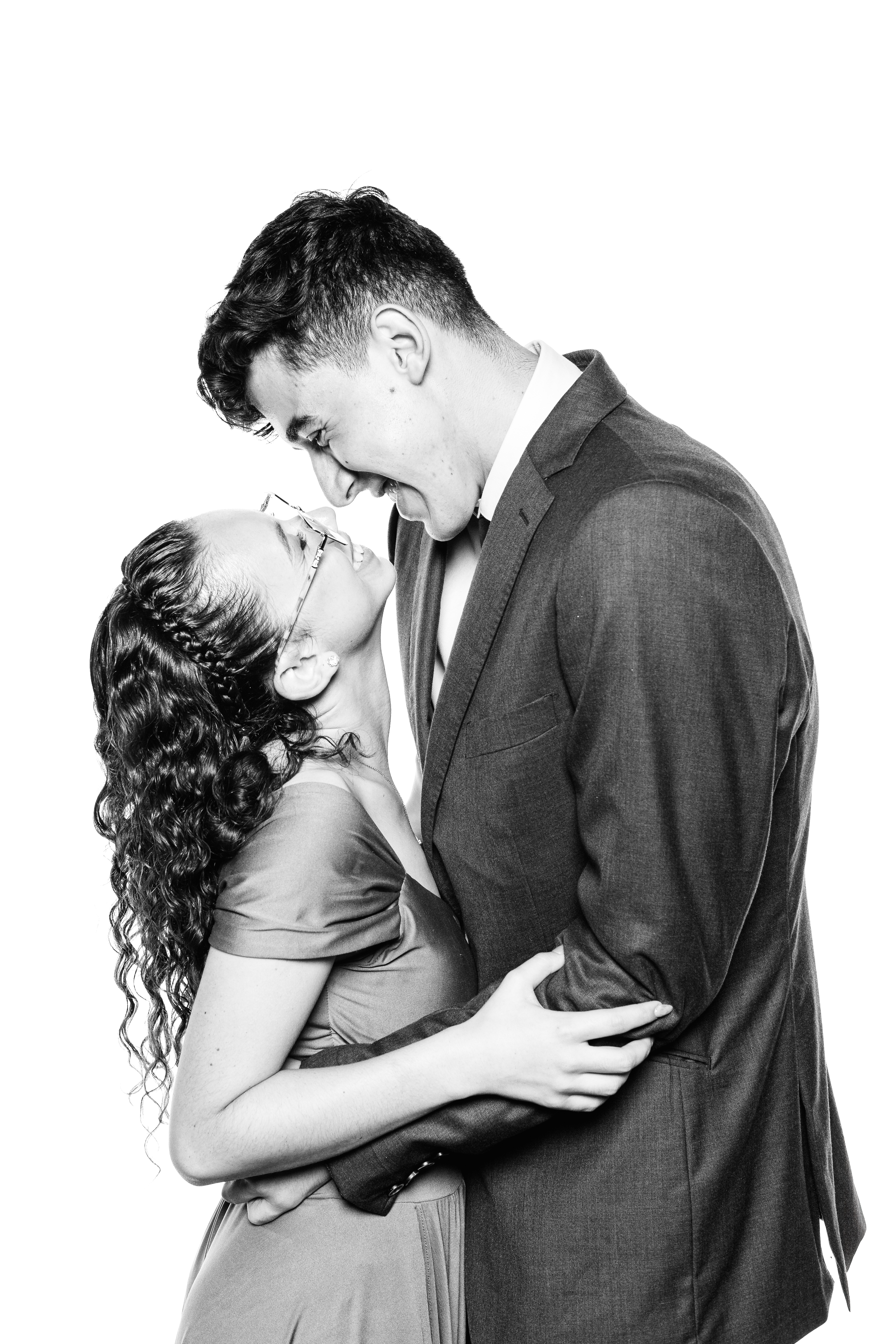 Retrato de estudio en blanco y negro — Monochrome CR, fotografía de bodas en Costa Rica